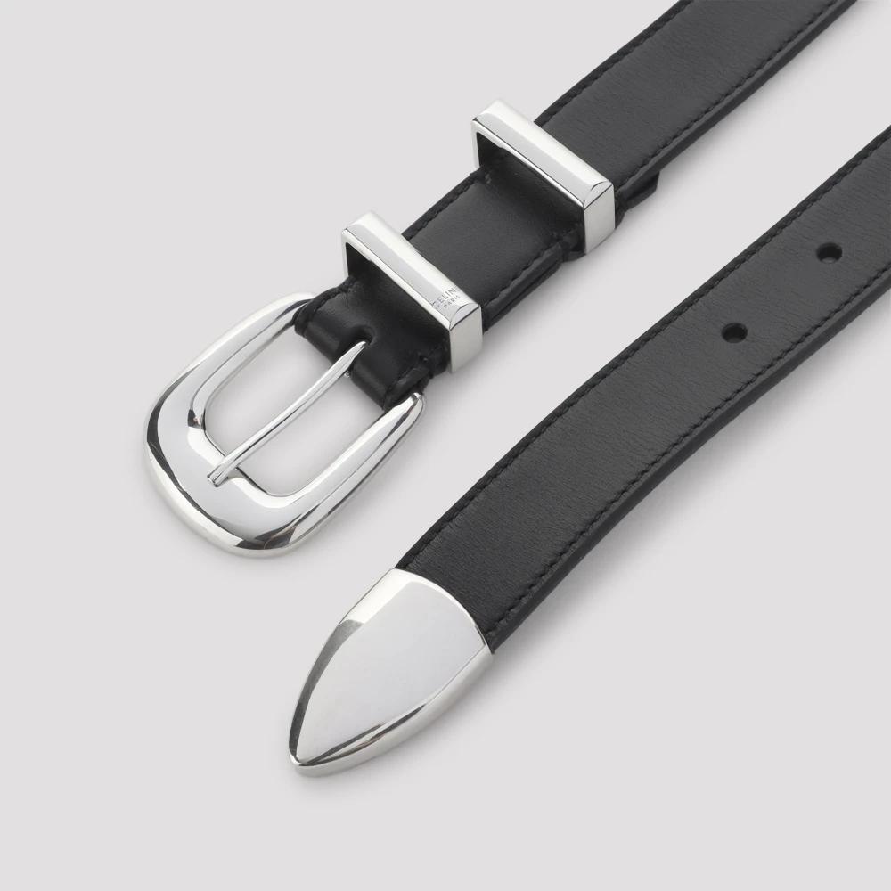 Celine 25Mm Belt in Black for Men | Lyst