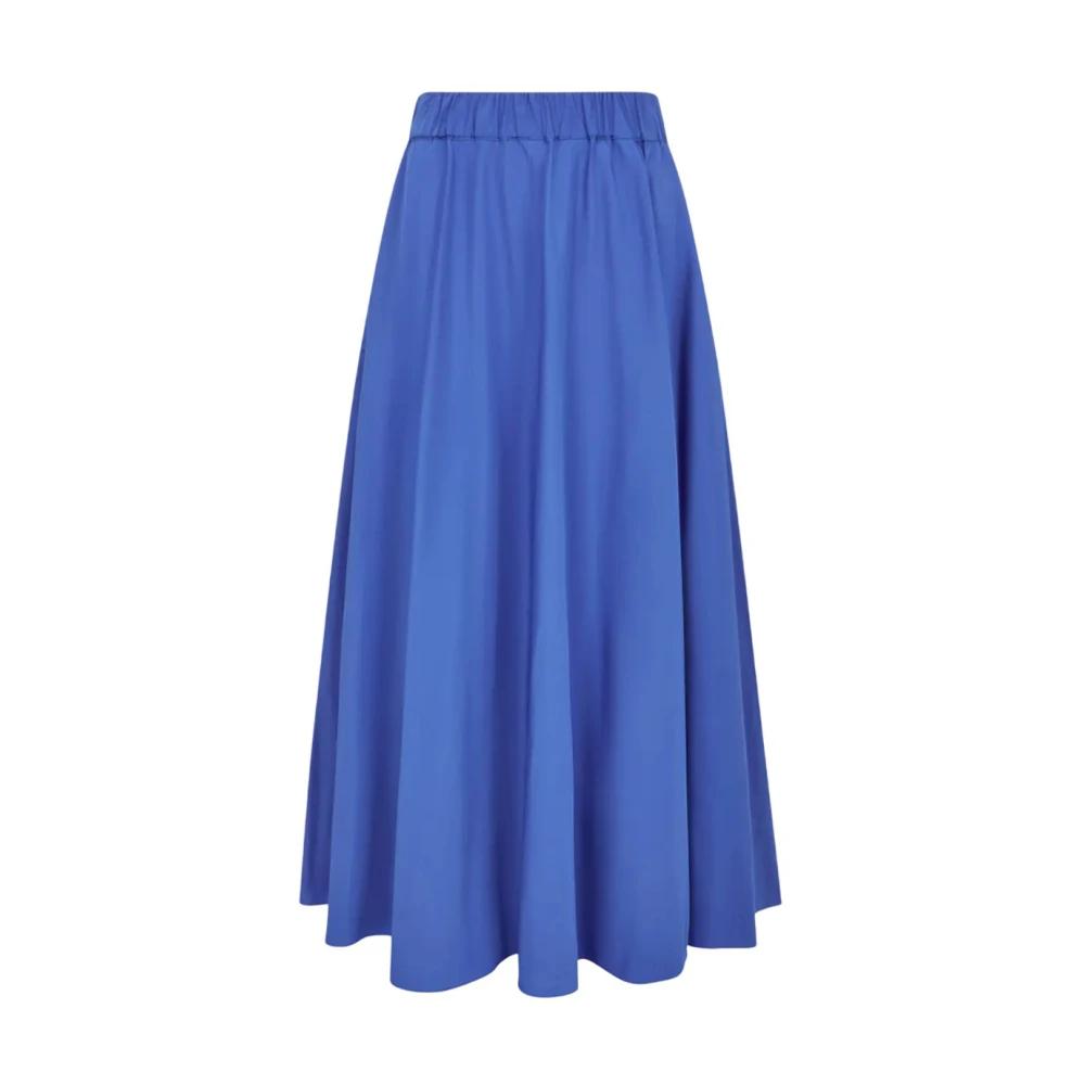スカート PAROSH Women Long Skirts D621140PIMPY046 Blue P.A.R.O.S.H. Skirt - Blue - Women | D621140PIMPY046 | thebs.com