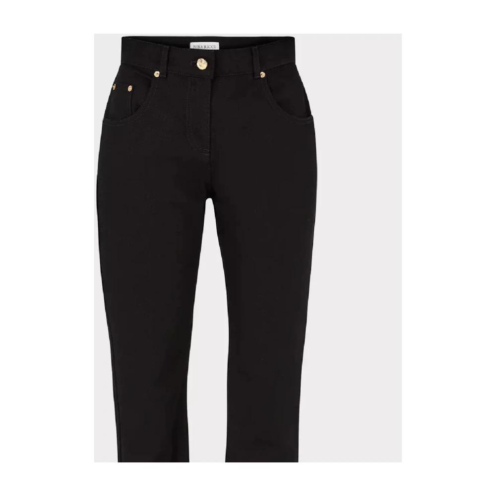 Nina Ricci スリムジーンズ Nina Ricci Slim-Fit Jeans in Black | Lyst