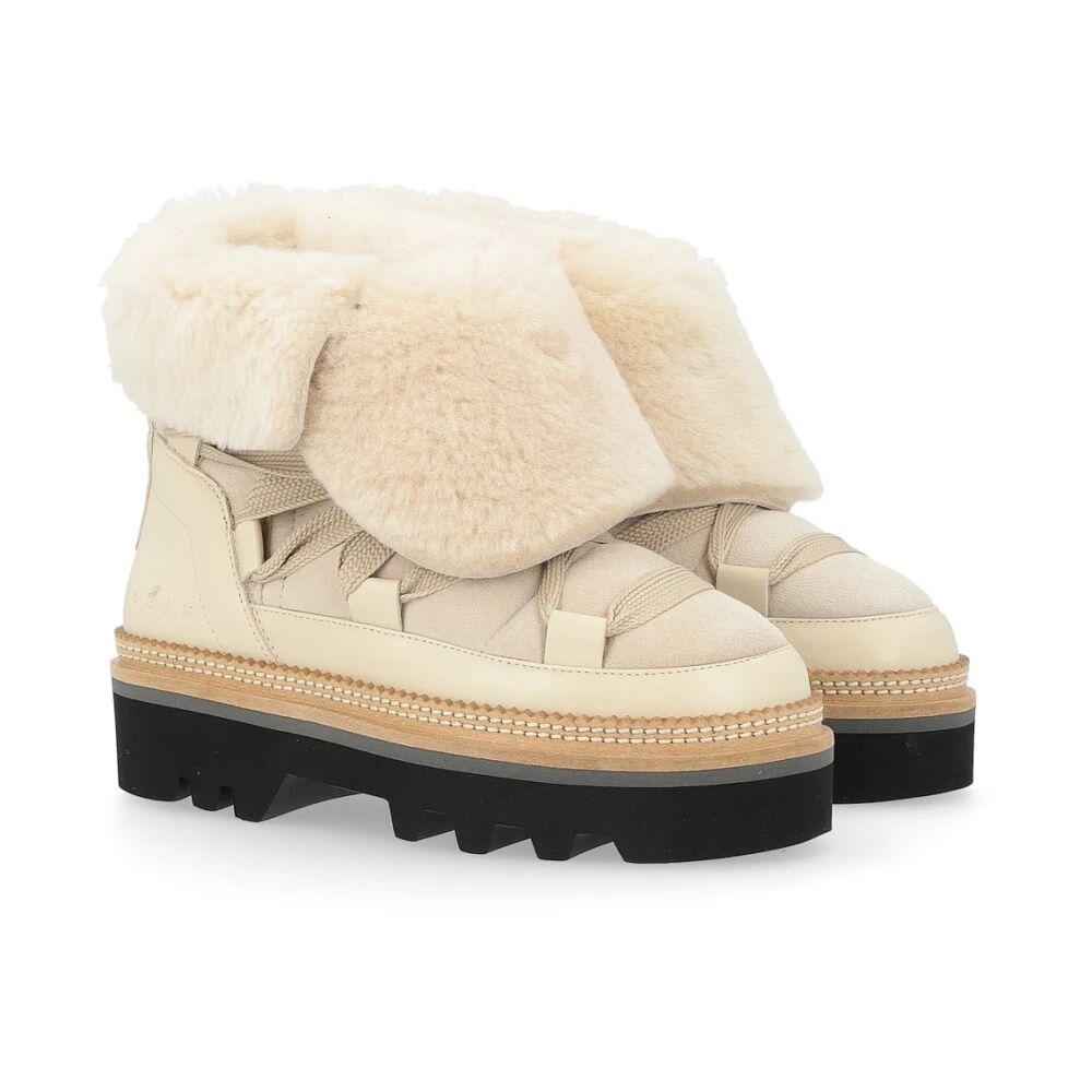 Hogan Boots H675 in Natural | Lyst