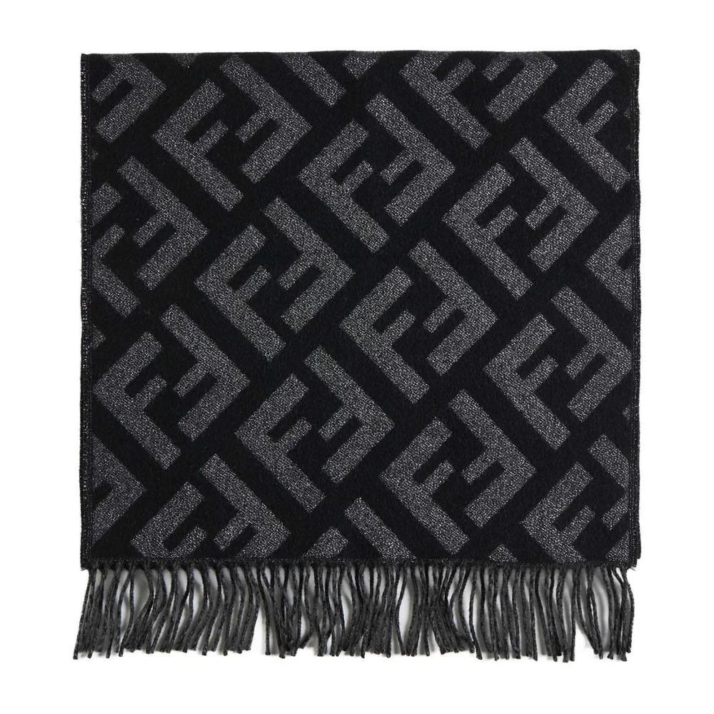 Fendi Winter Scarves in Black Lyst