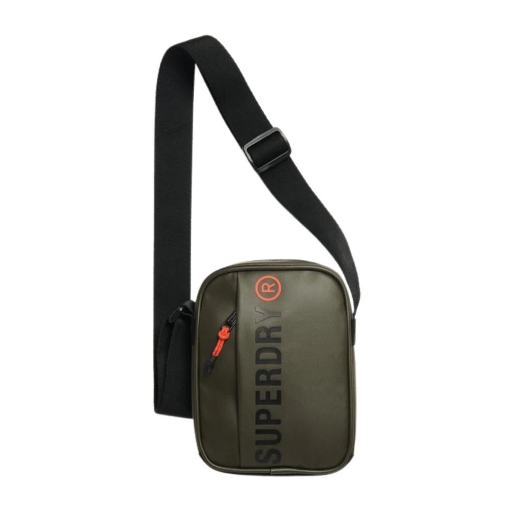 Superdry Cross Body Messenger in Black Lyst UK
