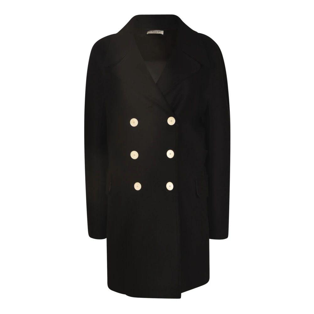 VIP【関税送料無料】希少 LANVIN WATERMELON CASHMERE LONG COAT Lanvin Long coats and winter coats for Women | Online Sale