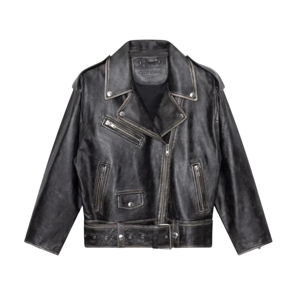 Stand Studio Lederjacken für Damen Online-Schlussverkauf – Bis