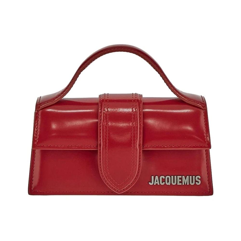 ハンドバッグ JACQUEMUS Woman Handbag Red 245BA3663173 480 New !!! Jacquemus Red glossy leather bag size 17cm does not