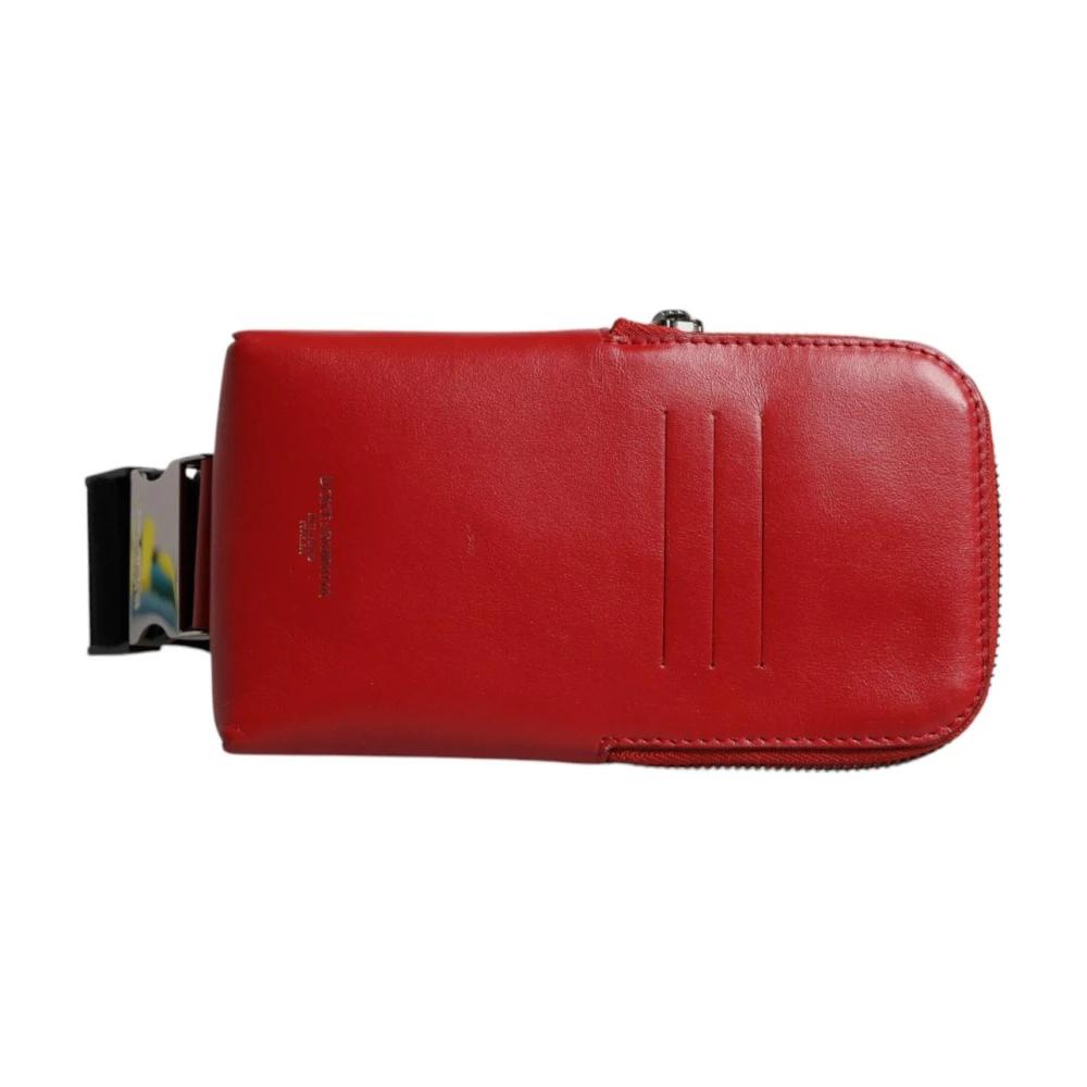 Dolce & Gabbana Red, White, and Blue Men\'s Belt Bag Men main image 3