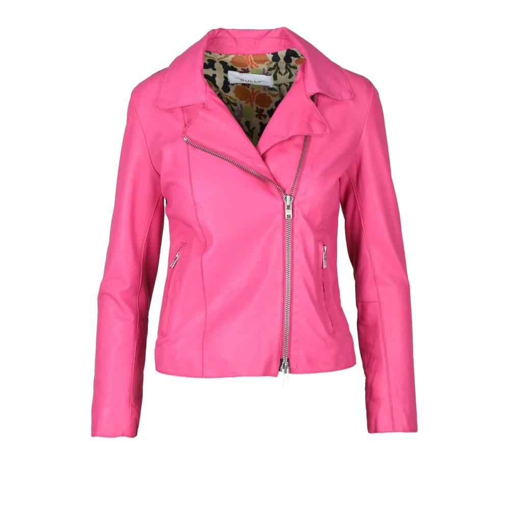 Ecopelle Giacca Di Pelle Rosa Cipria Giacca Pelle Rosa Cipria