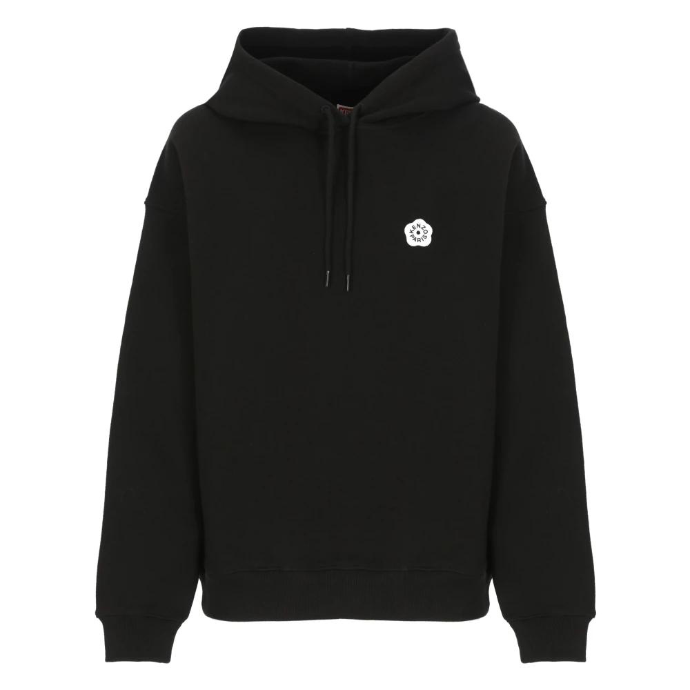 パーカー・フーディ Kenzo Crew Neck Black Sweatshirt Kenzo logo-print crew-neck Sweatshirt | Black | FARFETCH