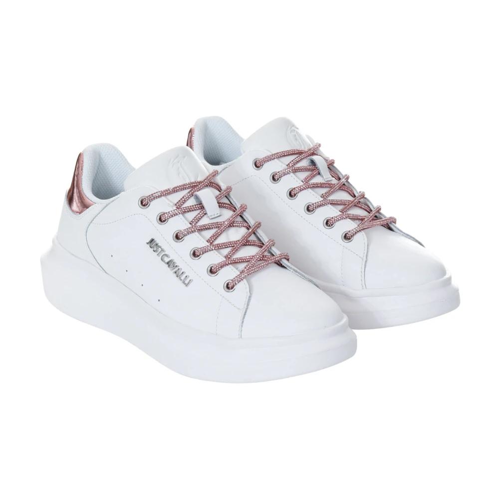 スニーカー JUST CAVALLI Woman Sneakers White 78QA3SB4ZPA93 003 Just Cavalli Sneakers in White for Women | Roberto Cavalli®