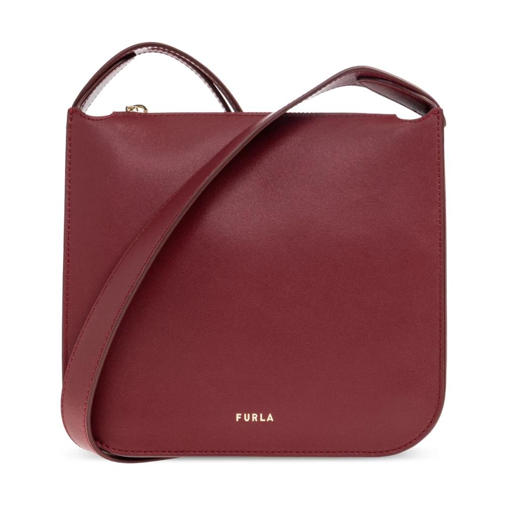 Furla GOCCIA SHOULDER BAG - Borsa A Tracolla - Red/rosso