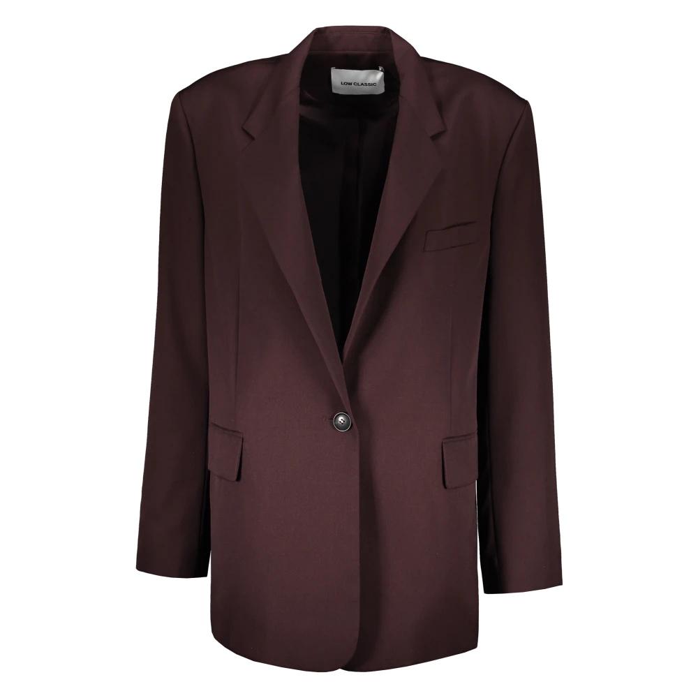 ジャケット LOW CLASSIC : 24FW / OVER FIT WOOL BLAZER (BROWN) Amazon.com: Men Simple Casual Woolen Coat Slim Fit Sport