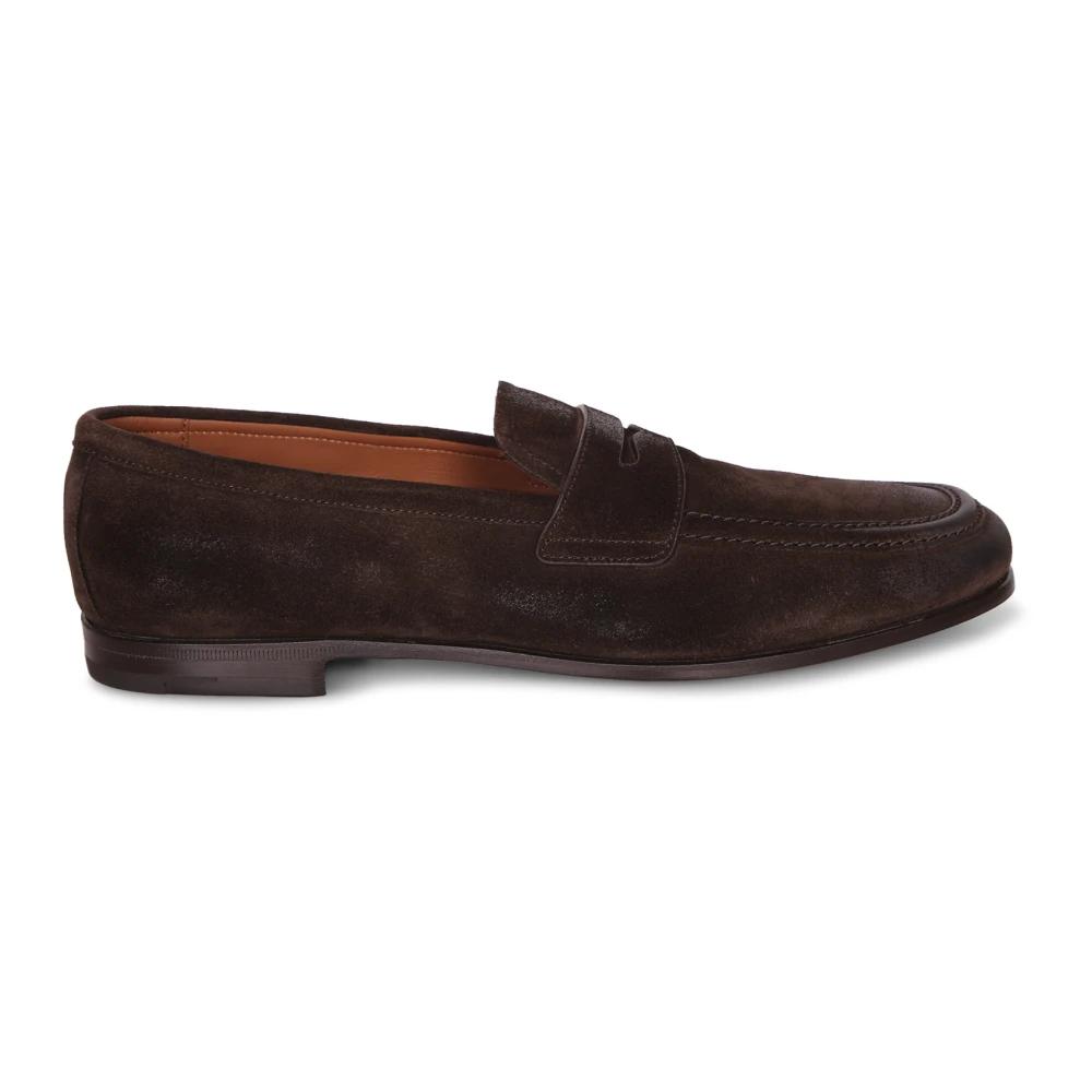 Mocassins en cuir noir pour femmes CHURCH'S