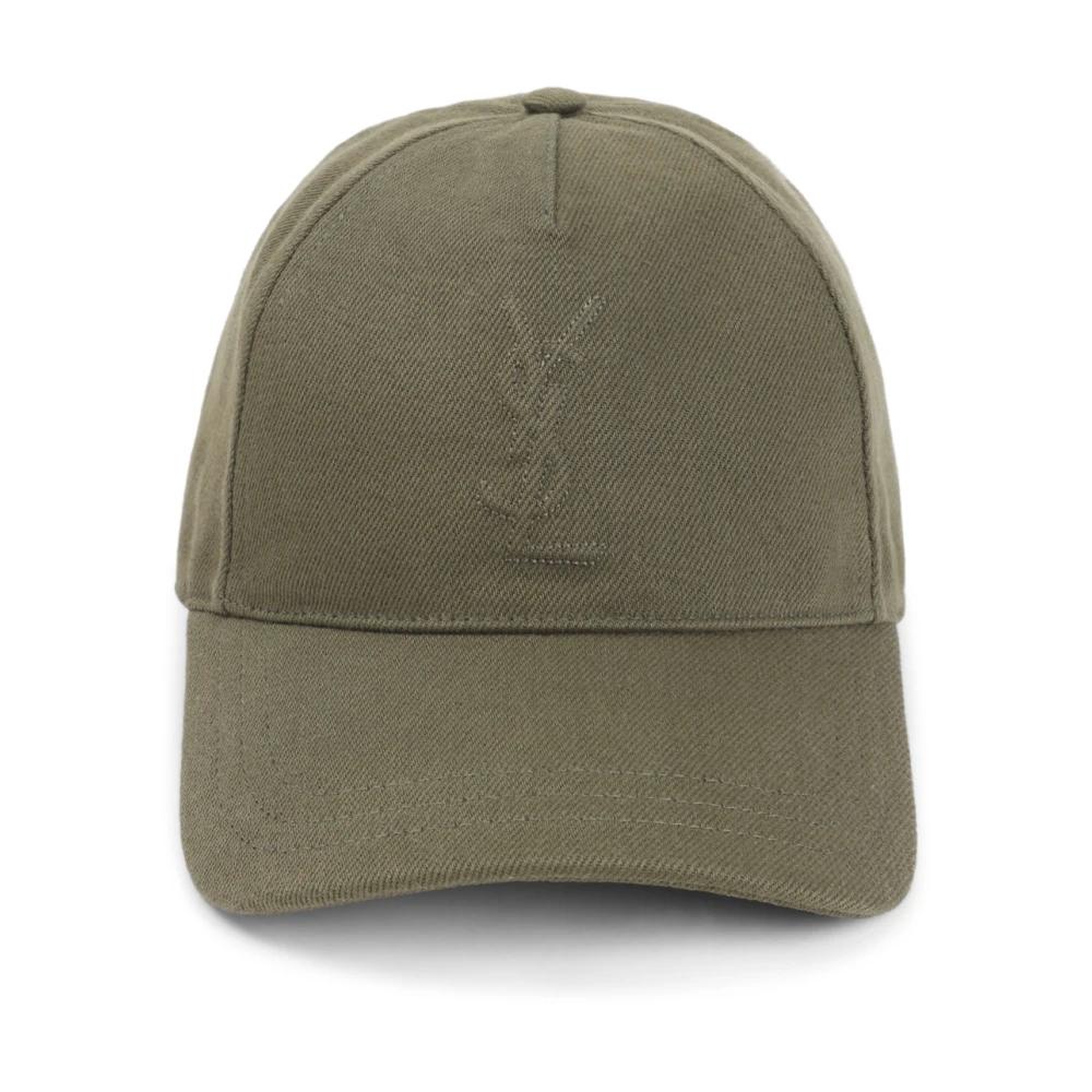 saint laurent キャップ　カーキ Men's Saint Laurent Hats | Lyst UK
