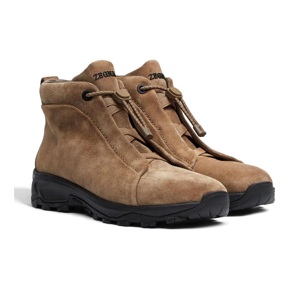 Z ZEGNA ジーゼニア サイドジップ レザー ブーツ ZEGNA Boots for Men | Online Sale up to 23% off | Lyst