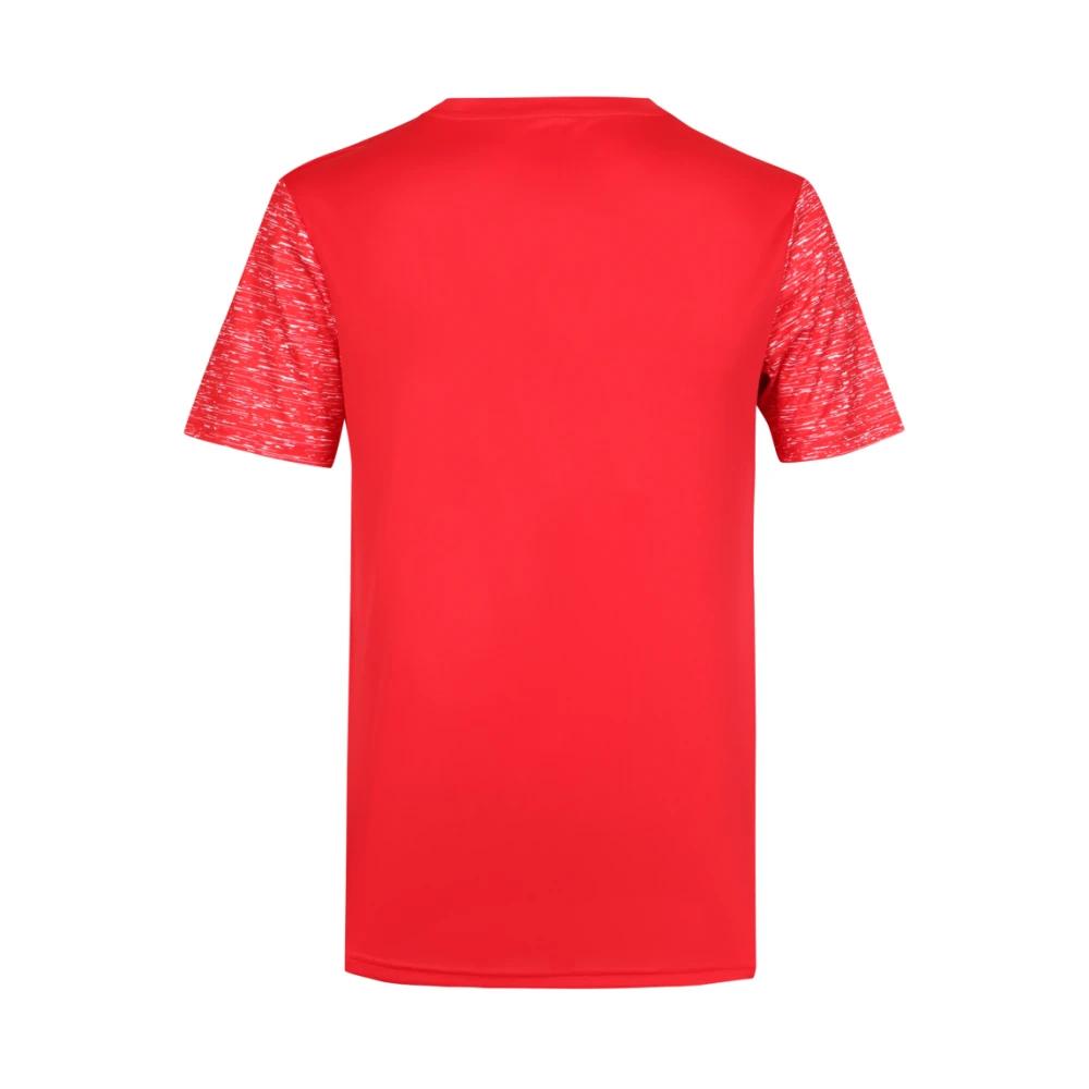 T-shirt Rouge Homme Zig-zag épaules - Terre De Marins