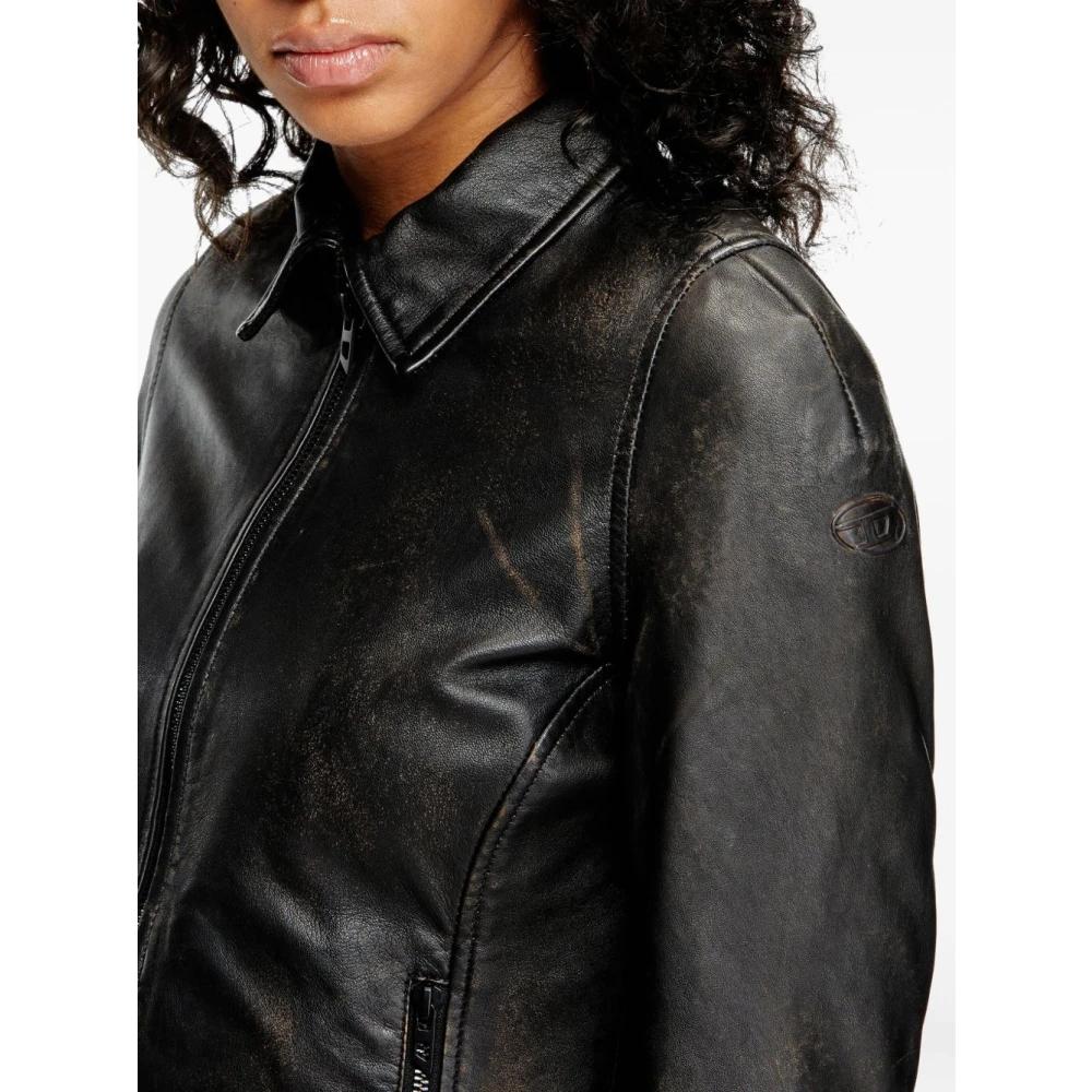 DIESEL Leather jackets for Women | Online Sale up to 70% off