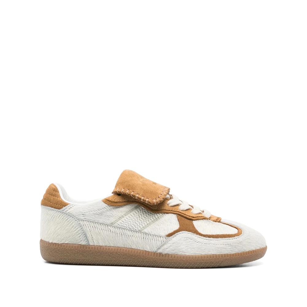 スニーカー ALOHAS Woman Sneakers Brown S100831 02 Amazon.com | ALOHAS Women's Rife Leather Sneakers, Brown, 5