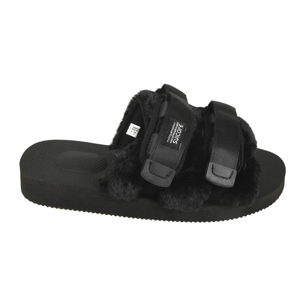 フラットシューズ SUICOKE Woman Flat shoes Black OGINJ03 BLK DV + Suicoke Insulated Loafer, Black — District Vision