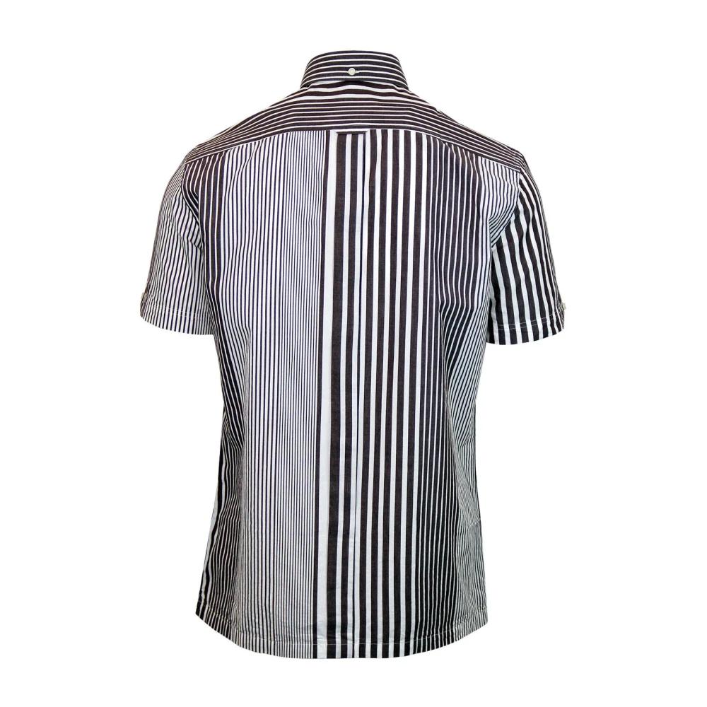 Ben Sherman Taglia Grande Righe T-Shirt Per Uomo Scuro