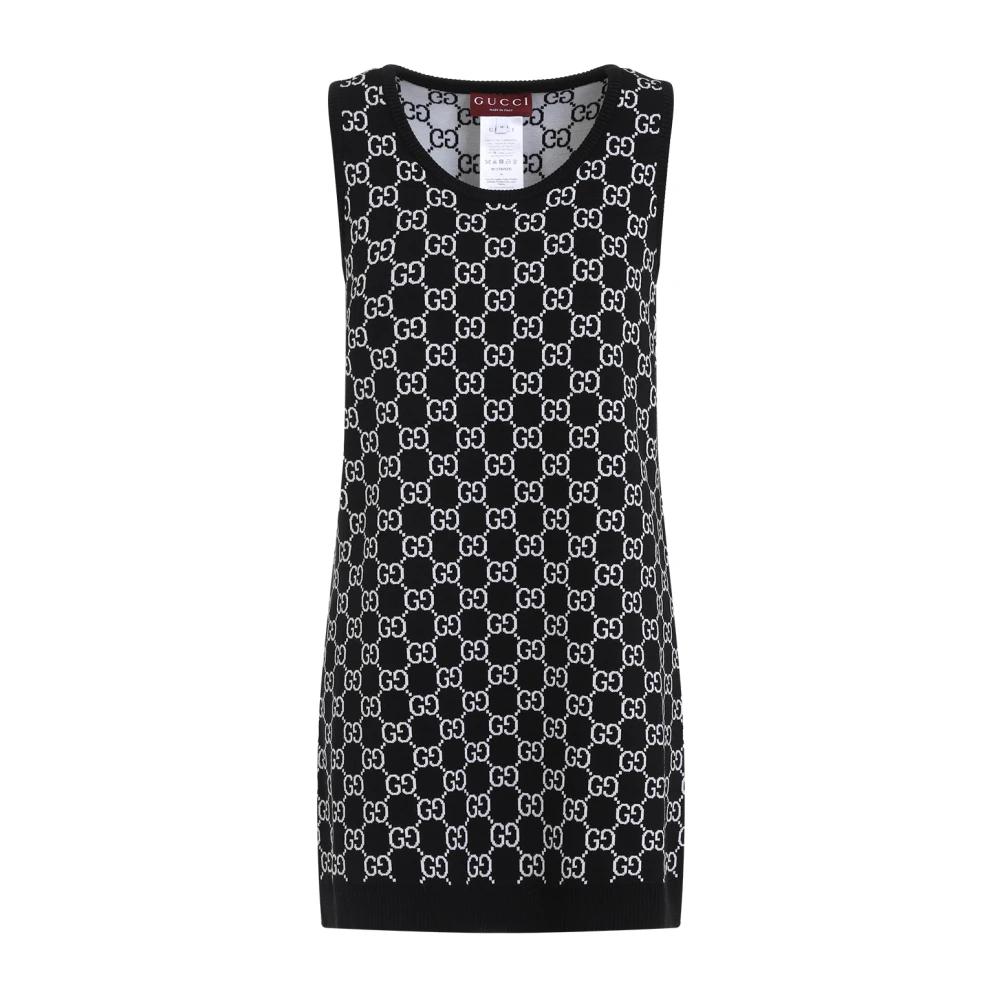 【gucci・グッチ】 SHORT DRESS ワンピース GUCCI】グッチ『コウモリビーズ刺繍付 半袖ワンピース sizeM