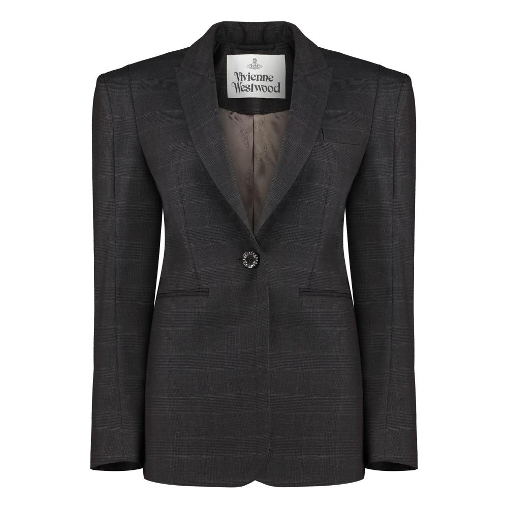 アウターその他 VIVIENNE WESTWOOD Woman Blazer Grey 1401006JW00MX O314SI Vivienne Westwood Outlet: Blazer woman - Grey | Vivienne