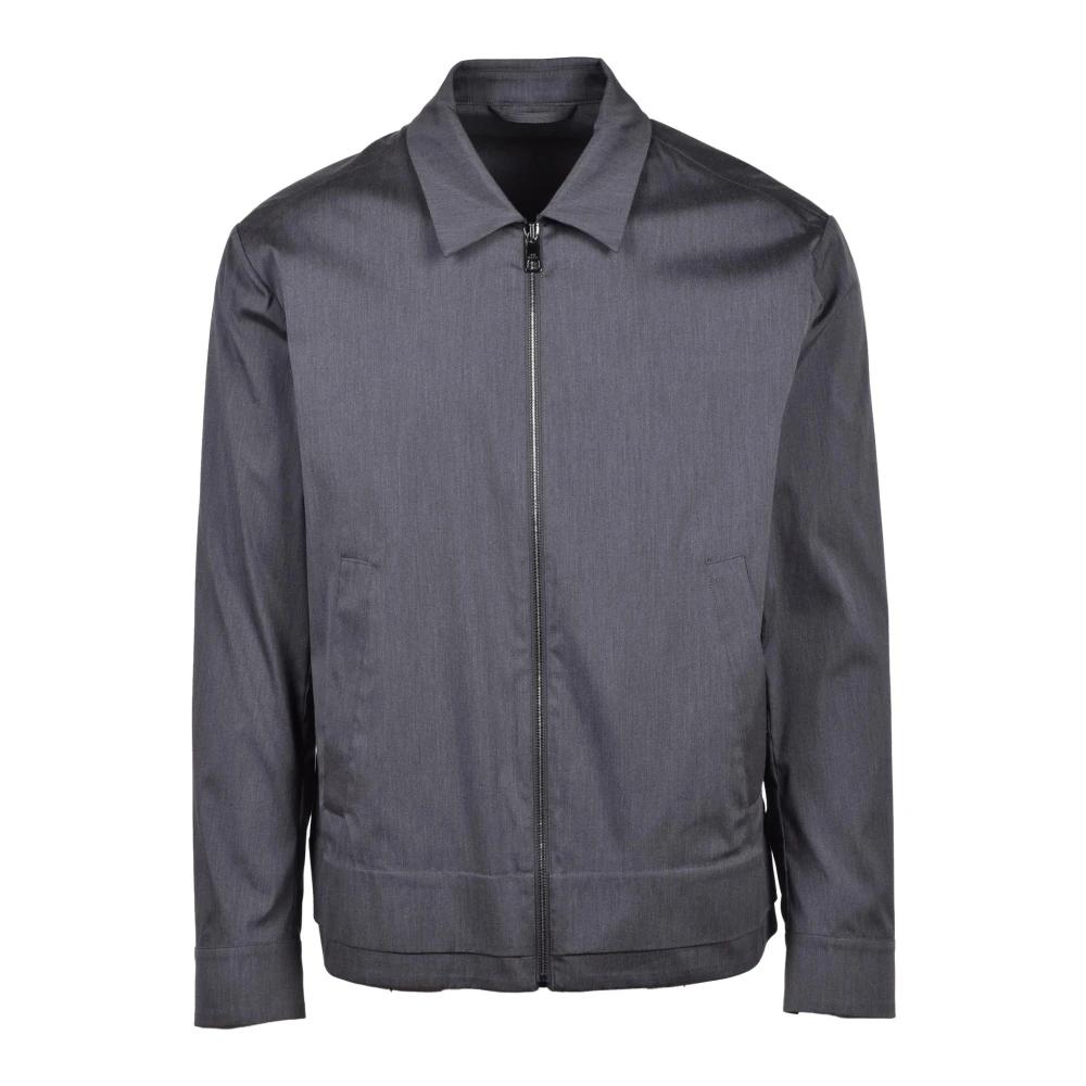 ジャケット・アウター NEIL BARRETT WOOLJACKET Neil Barrett - Wool-Blend Trucker Jacket - Men - Navy Neil Barrett