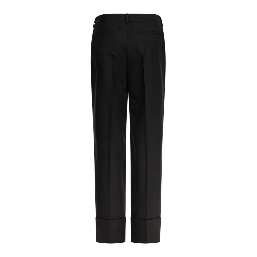 【Valentino】 High-riseウールアンドシルクパンツ Valentino Pants for Women | Online Sale up to 58% off | Lyst
