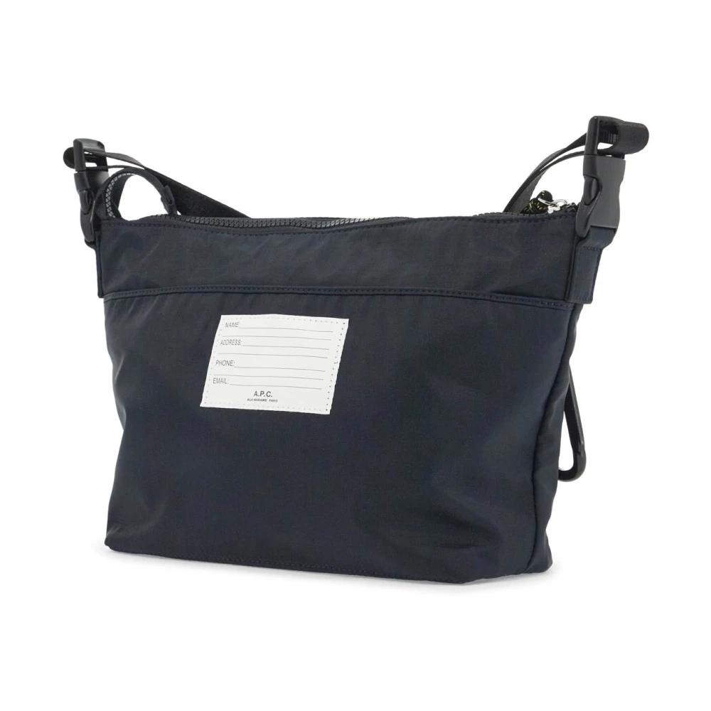 ショルダーバッグ A.P.C. Men Messenger Bags PAAFHH62219IAK Blue Blue logo-detail belt bag - A.P.C - women - A.P.C.