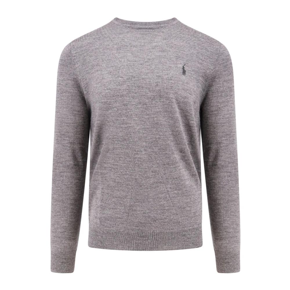 Polo Ralph Lauren Round-Neck Knitwear in Grey for Men Lyst UK