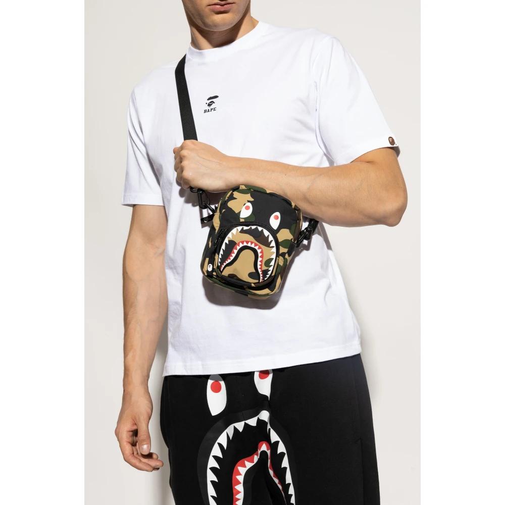 バッグ A Bathing Ape Shark Tiger Messenger Bag バッグ A Bathing Ape Shark Tiger Messenger Bag A Bathing Ape