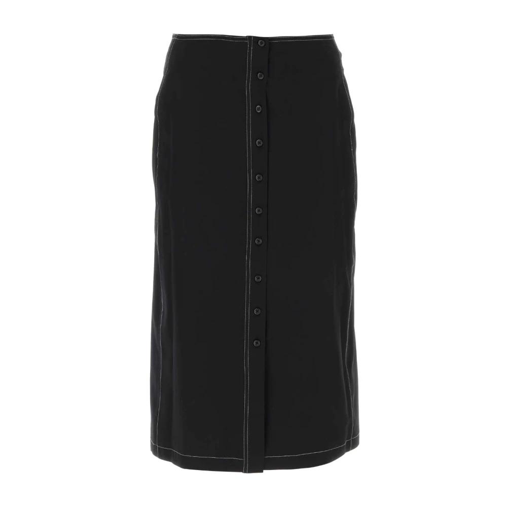 スカート LOW CLASSIC Women Mid Skirts LW251SK05 BLACK Low Classic Mid-length skirts for Women | Online Sale up to