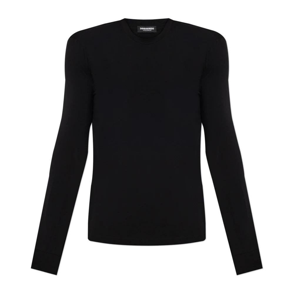 トップス DSQUARED2 ICON Long sleeve shirt DSQUARED2 ICON ディースクエアード 長袖 Tシャツ LONG SLEEVES