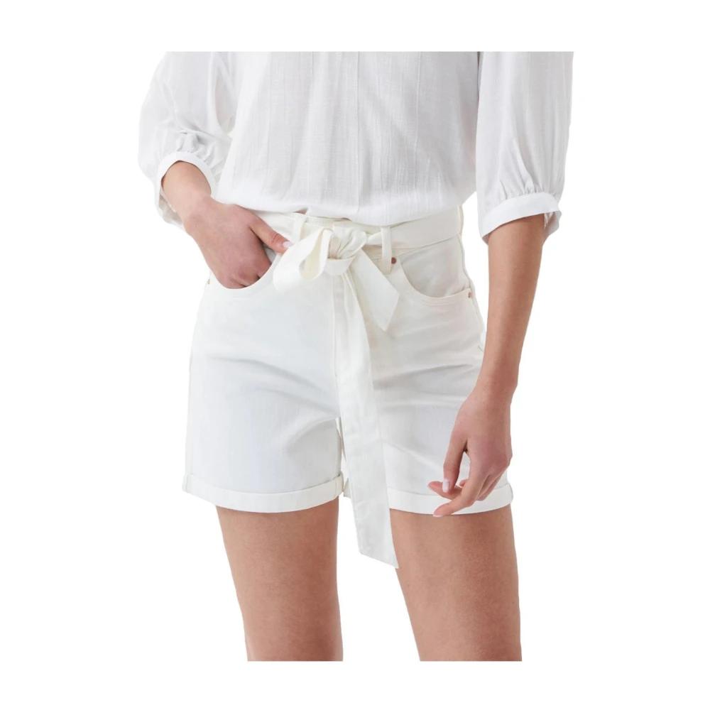 Shorts short shorts Salsa Jeans en coloris Blanc Lyst