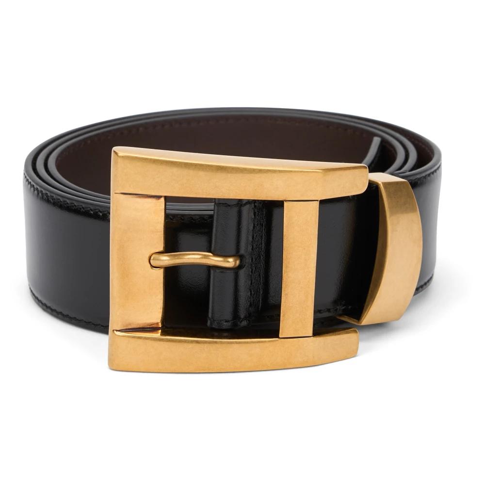 Leather Belts Black Versace Belt Mens Belt display picture 3