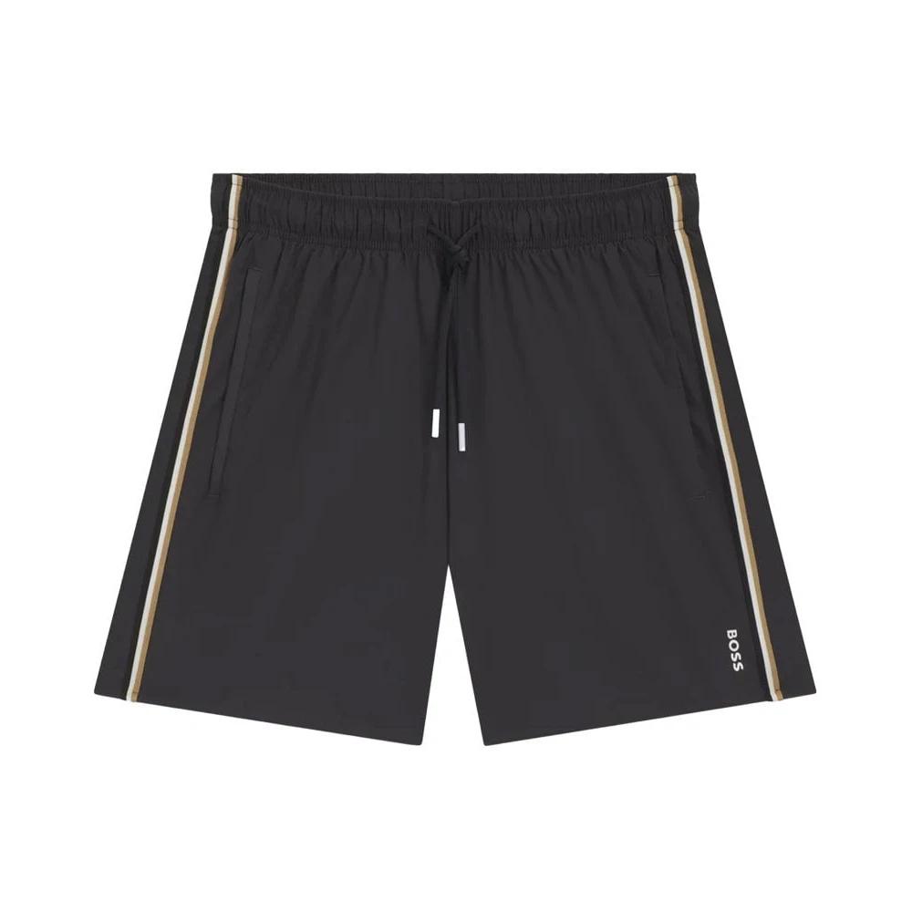 Black HUGO Beachwear and Swimwear for Men Lyst UK