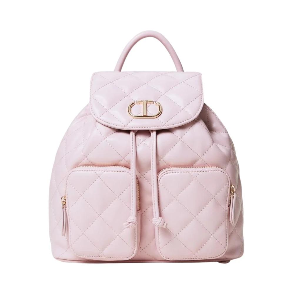 Zaino Trapuntato Zaino Twin Set Rosso Zaini Twinset Da Donna