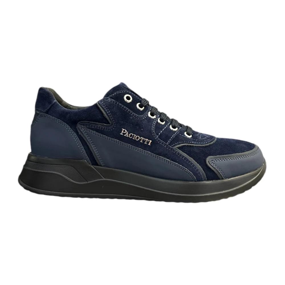 【関税&送料込】PACIOTTI 4US Sneakers Paciotti 4us Low Top Sneakers Studded White Leather Mens