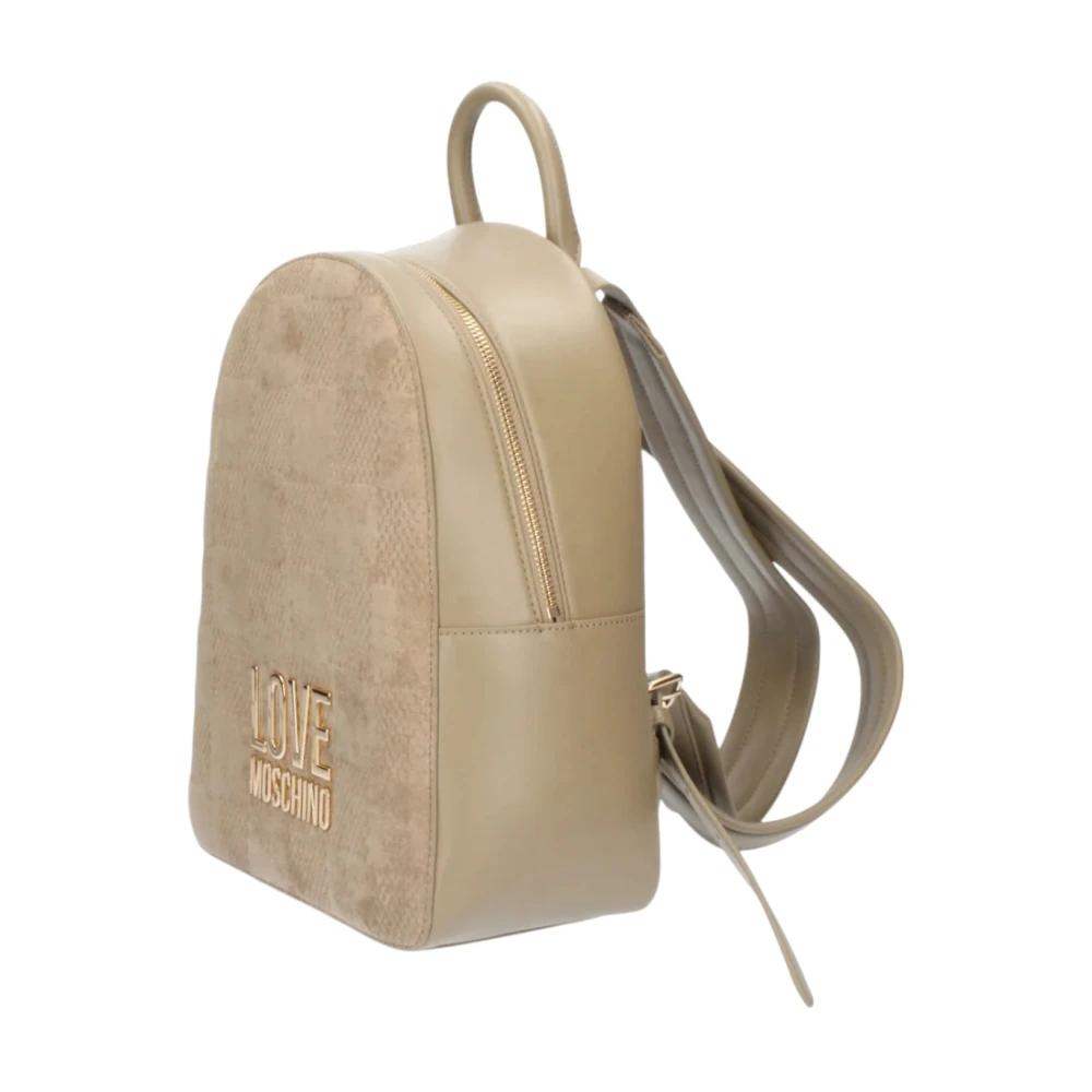 Love Moschino Backpacks in Natural Lyst