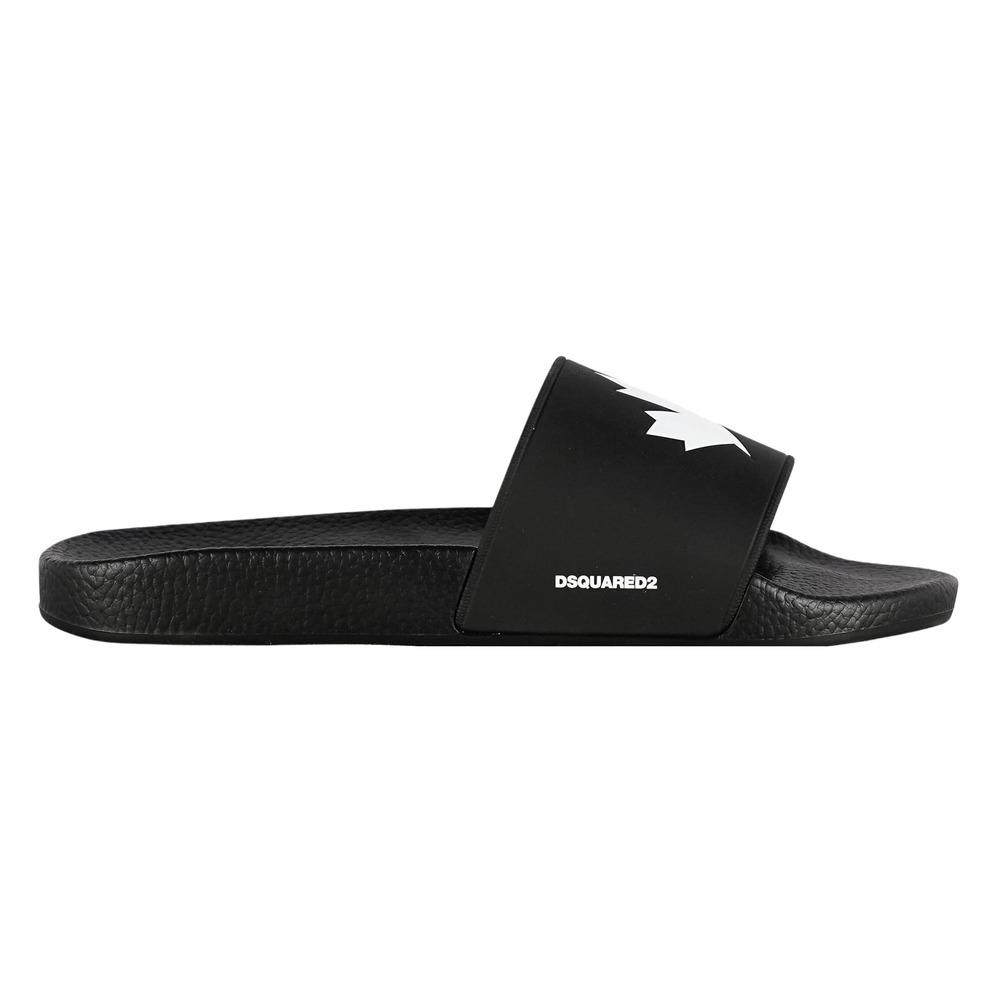 N°21 Pantoffels Sandalen D2 Leaf in het Zwart voor heren - Lyst