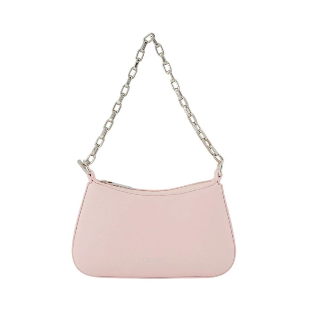 ショルダーバッグ・ポシェット alexander mcqueen Pink leather small Seal shoulder bag Alexander McQueen Small The Seal Shoulder Bag | Red | FARFETCH