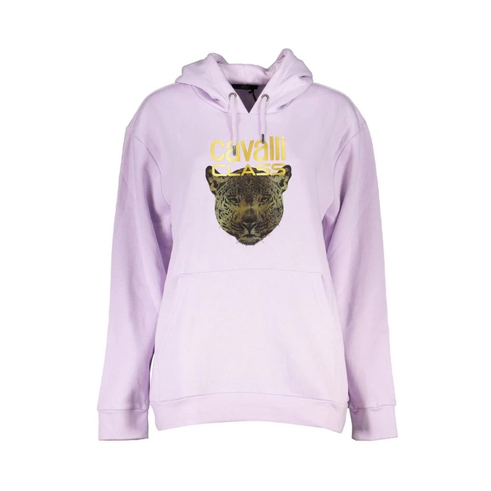 ROBERTO CAVALLI 売れ筋商品|||ロベルトカヴァリ パーカー・スウェットシャツ アウター レディース Sweatshirts Purple Roberto Cavalli Activewear for Women | Online Sale up to 76