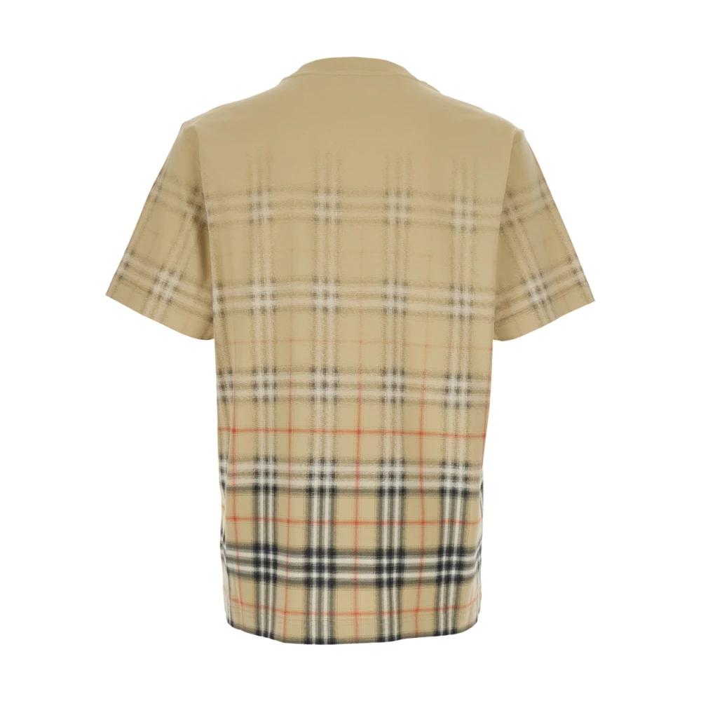 Burberry T-Shirts in Natural for Men | Lyst
