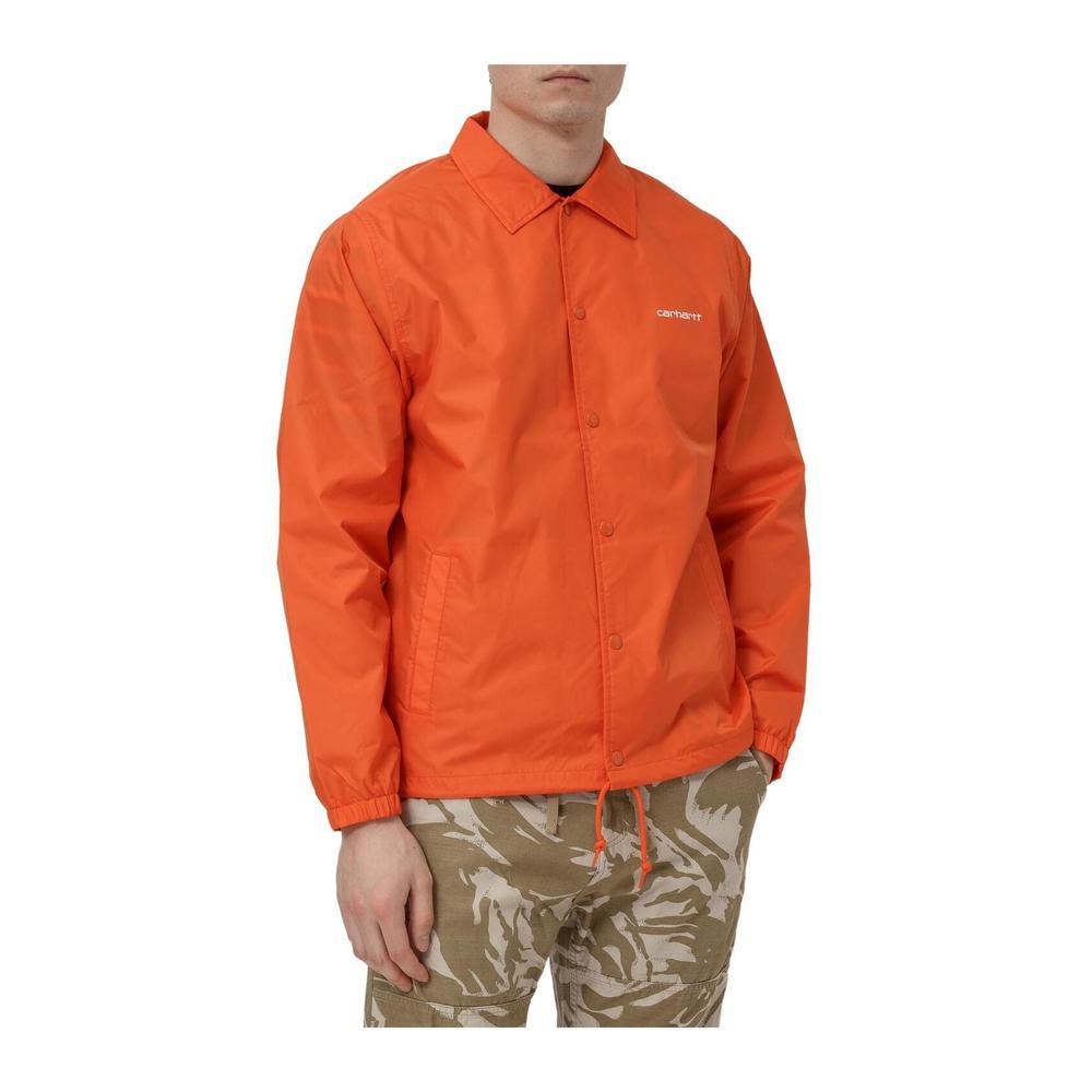 Script coach jacket Carhartt WIP pour homme en coloris Orange | Lyst