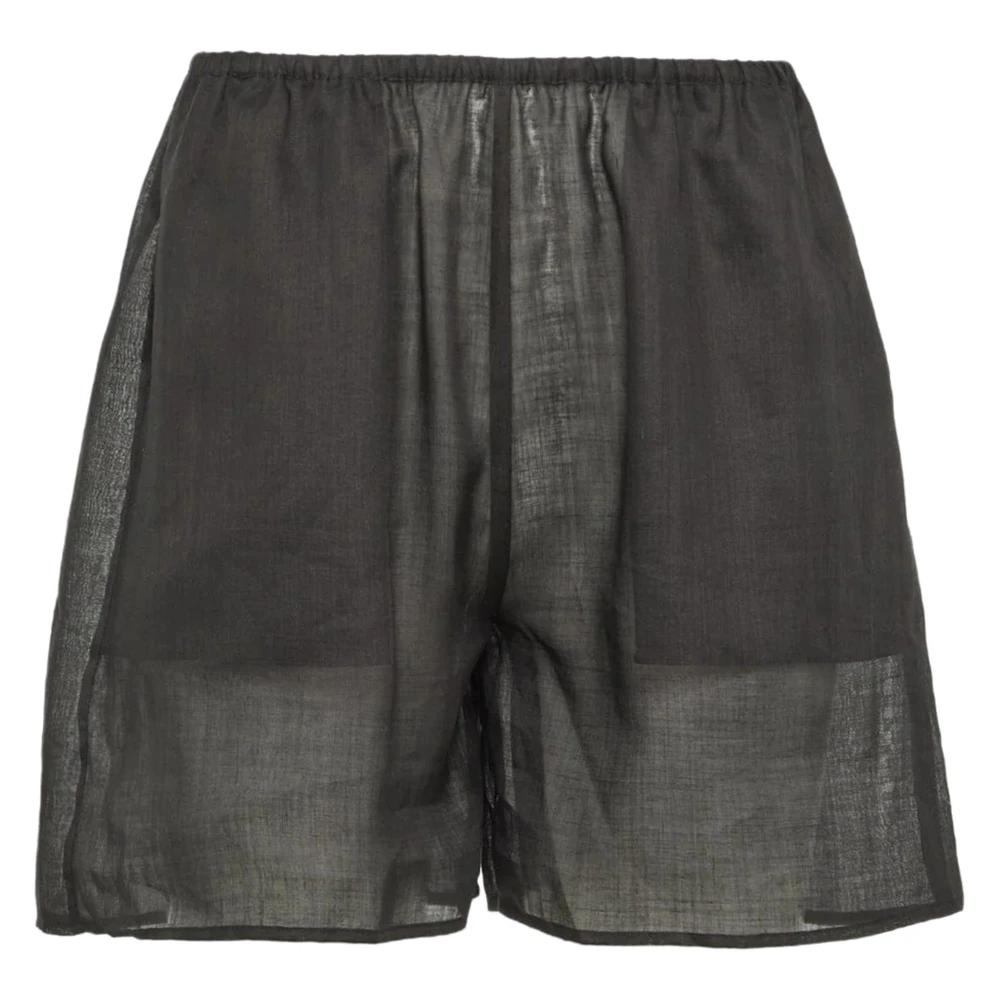 パンツ TOTEME Women Shorts  Burmudas 253WRB0295FB0226001 Black Knit shorts black – TOTEME