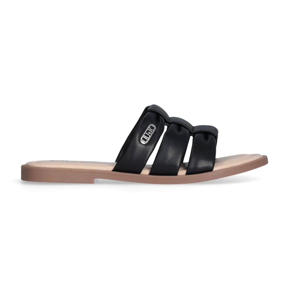 シューズ・サンダルその他 LIU JO Woman Flat sandals Black SA5125PX002 22222 8051138878865---