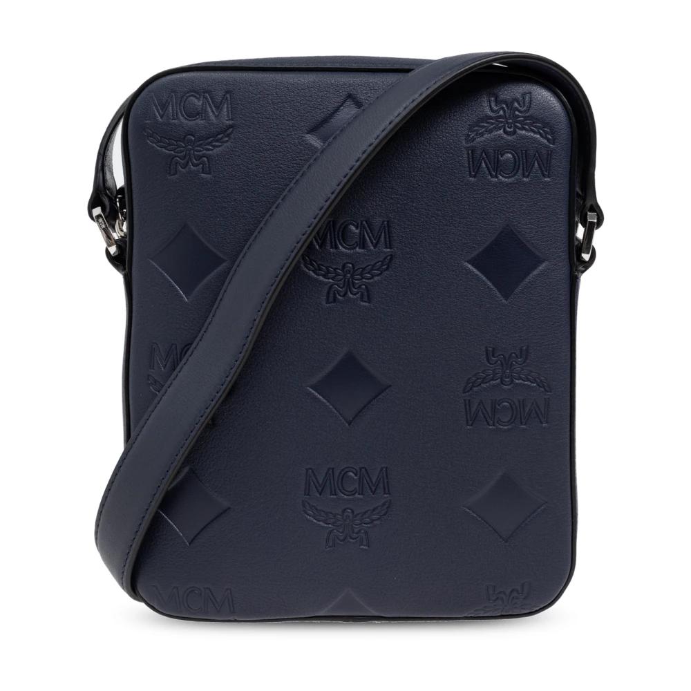 MCM Messenger Bags in Blue for Men | Lyst