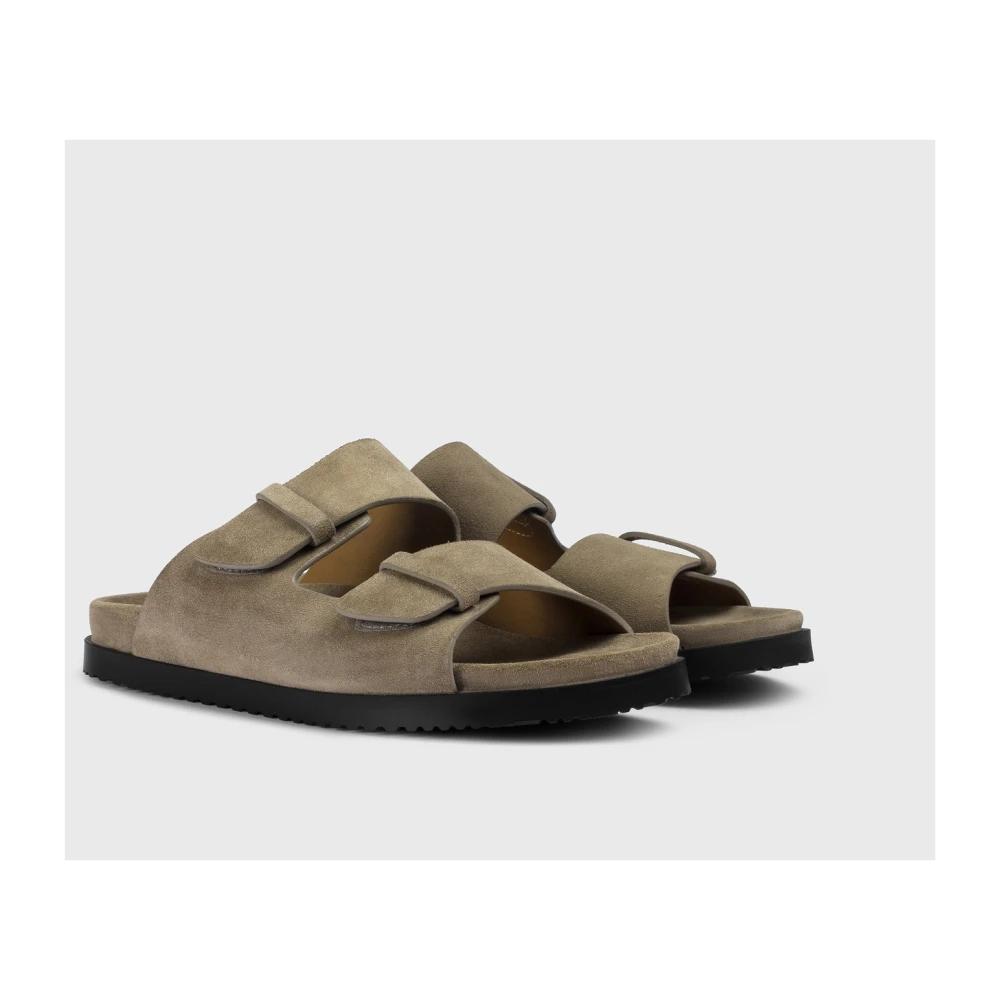 DOUCAL’S Men Sandals DU3384 NOTTUY260TC30 Brown Doucal's DU3384NOTTUY260 Man Beige Flat shoes - Zuklat