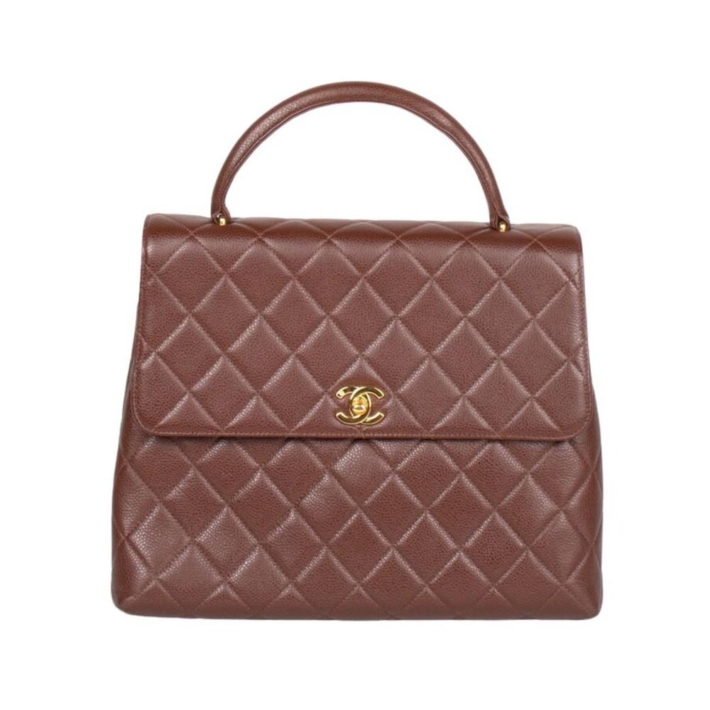 Caviar Kelly Sac Chanel Vintage en coloris Marron Lyst