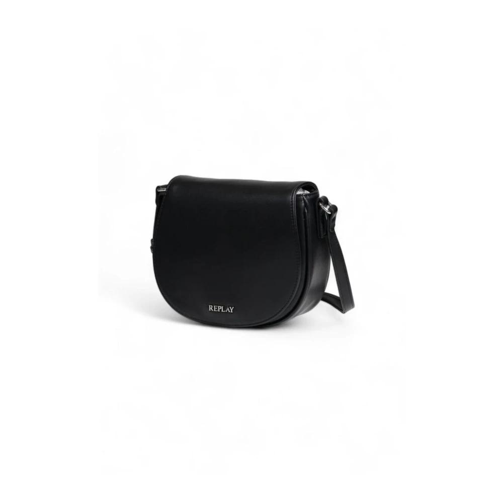 Sac Bandoulière Replay Crossbody Bag Noir - Neuf Avec étiquettes, Motif Plaid, Réglable