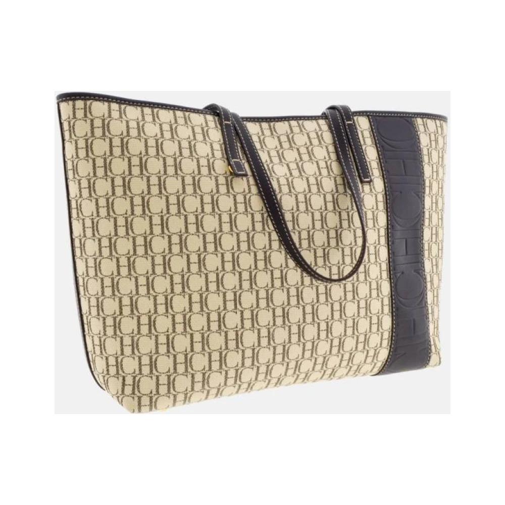 Carolina Herrera Tote Bags in Natural Lyst